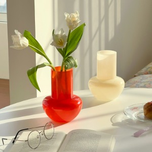 Champignon glass vase