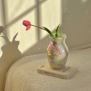 gloss mosaic glass vase