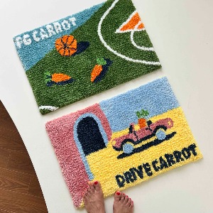 [自行制作] Carrot on Vacation 滚轮 地毯