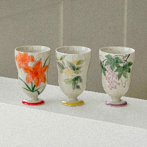 a silkworm vintage ceramic glass